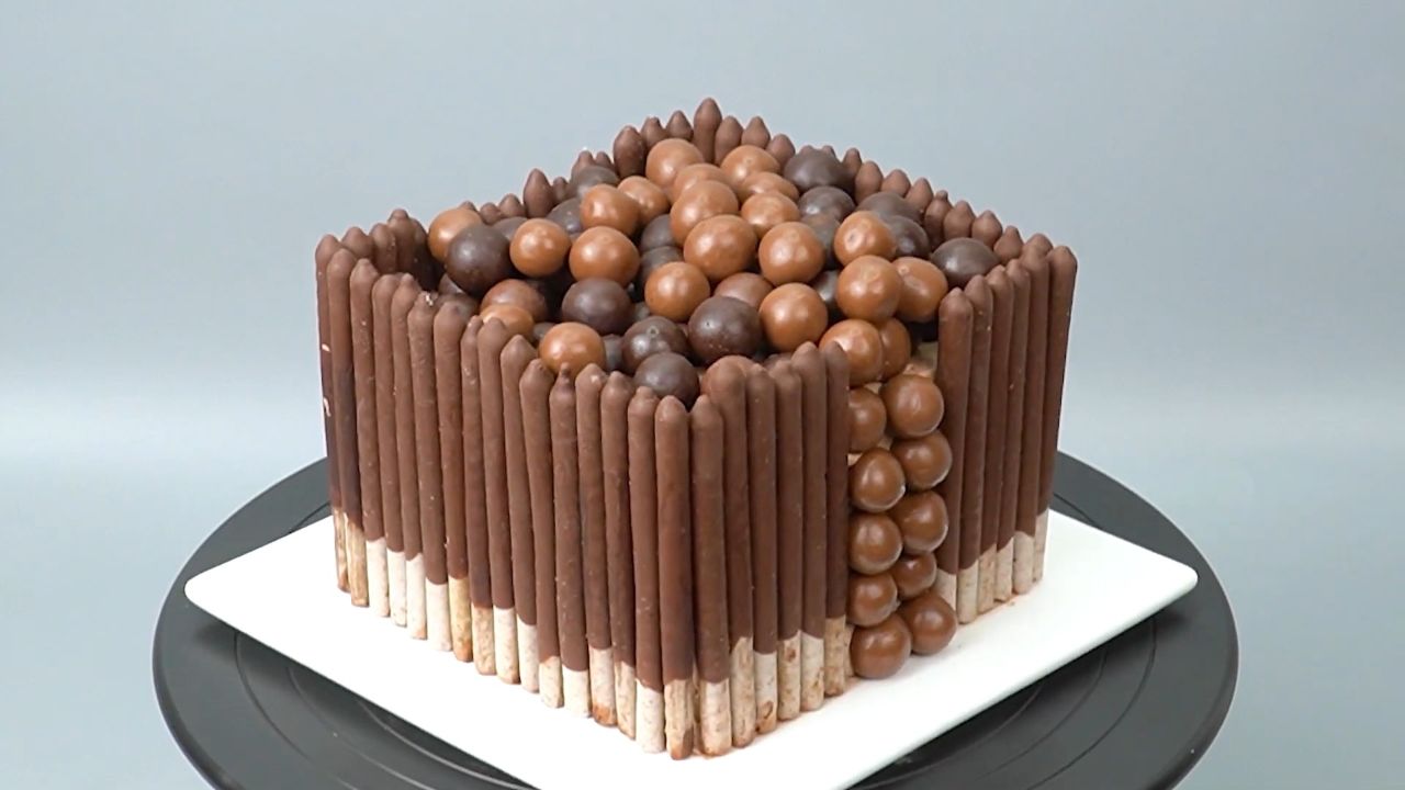 巧克力球蛋糕装饰创意