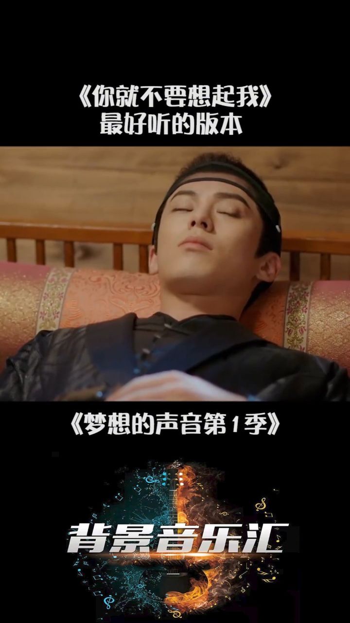 赵骏 这首《你就不要想起我》是最好听的版本 梦想的声音第1季 音乐
