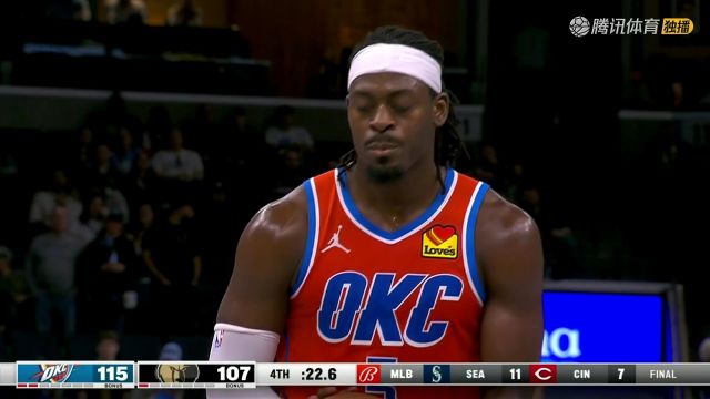 2023/24赛季NBA常规赛：雷霆 VS 灰熊 全场回放