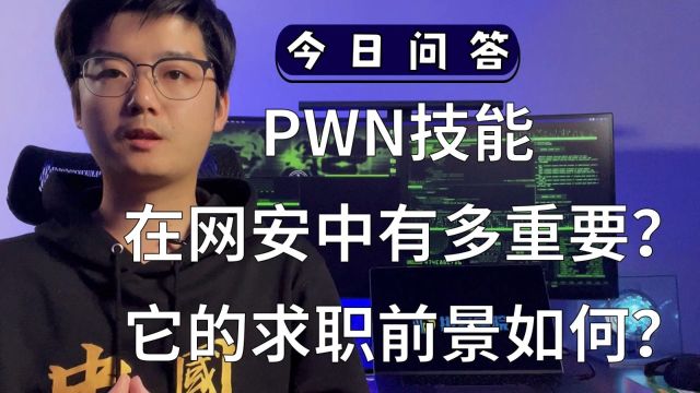 【陈鑫杰】PWN技能在网安红队中有多重要?它的求职前景如何?|杰哥说安全