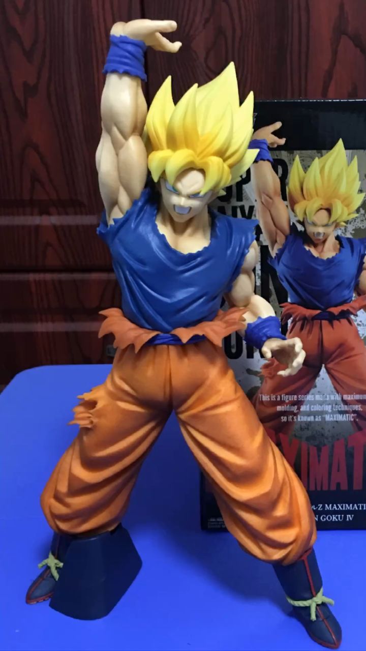 万代眼镜厂maximatic系列元气弹超赛悟空七龙珠景品手办开箱分享