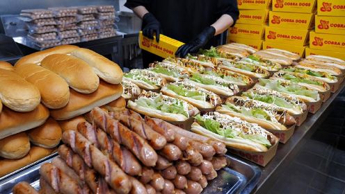 热狗新吃法：美式风味与韩国街头小吃的创意融合！
