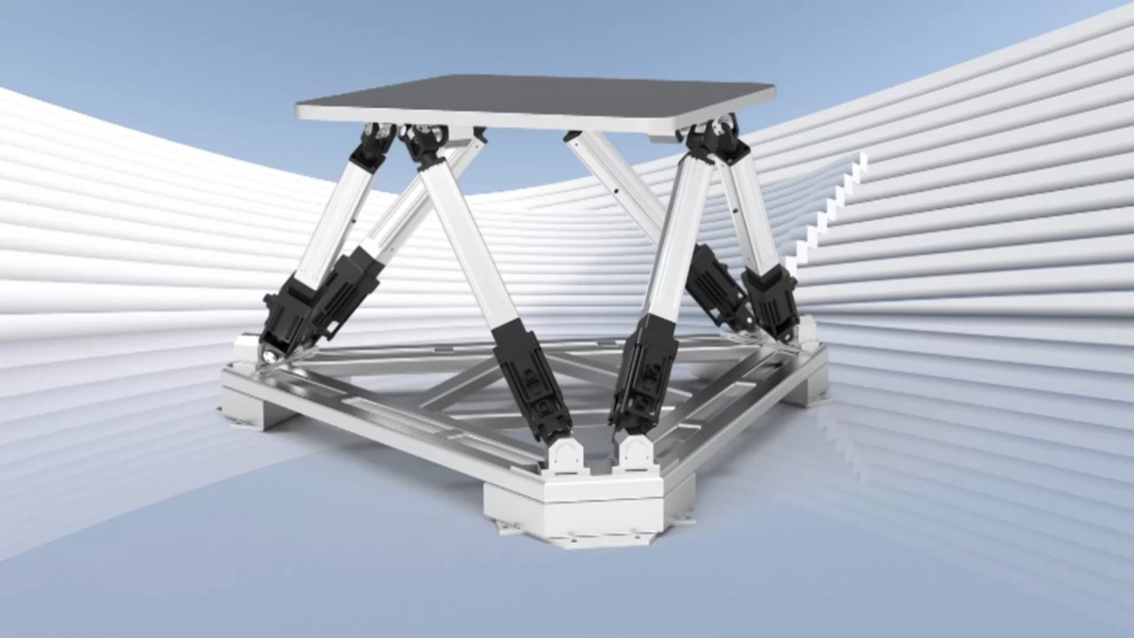motus穆特科技六自由度运动平台六轴并联机器人运动仿真平台