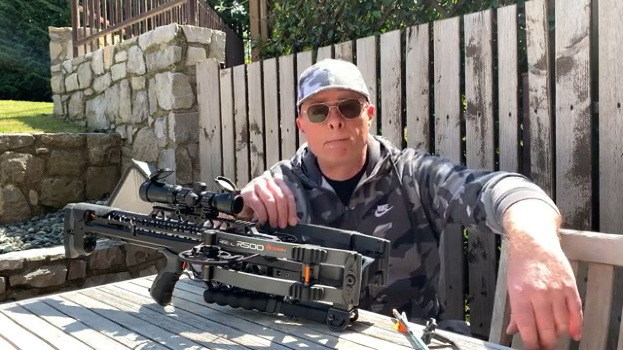 国外合法拍摄阿斯顿暴龙s4反向复合弓弩本能450十字弓弩绞盘弩户外