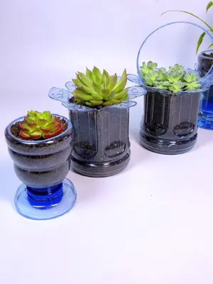 变废为宝 #手工 #空瓶子的妙用 #塑料瓶手工制作盆栽
