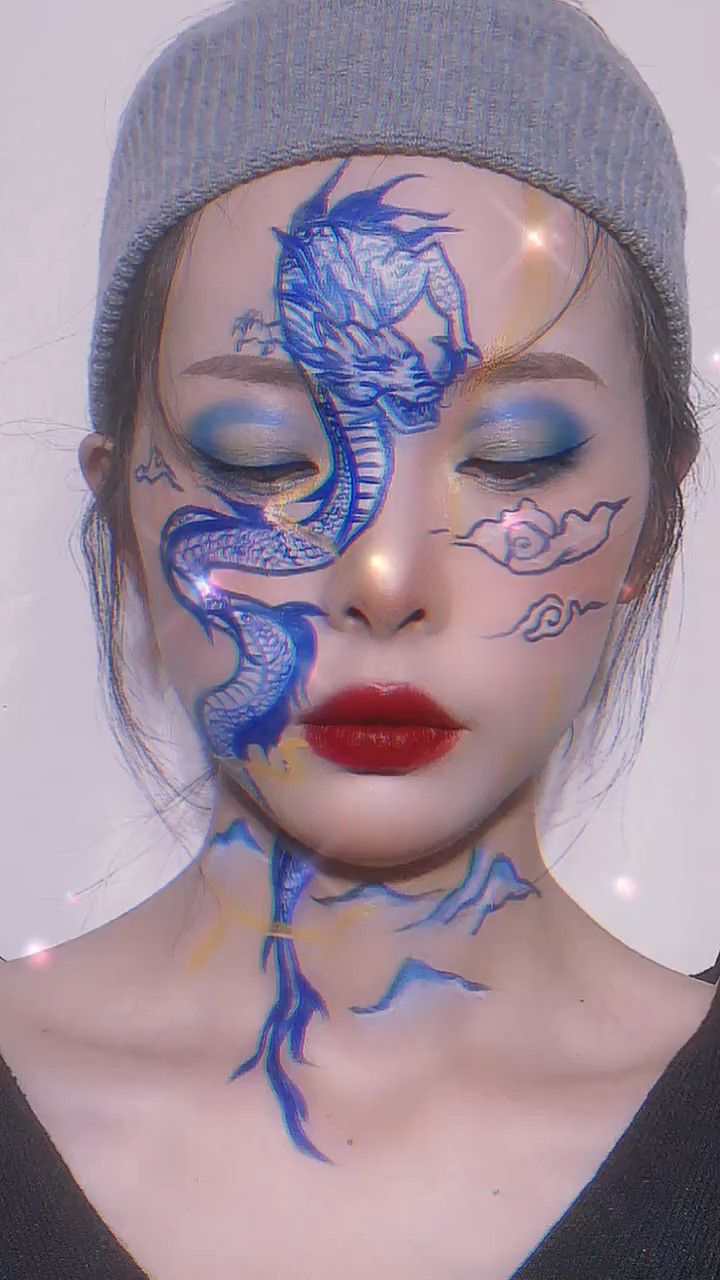 美妆分享创意妆彩绘妆