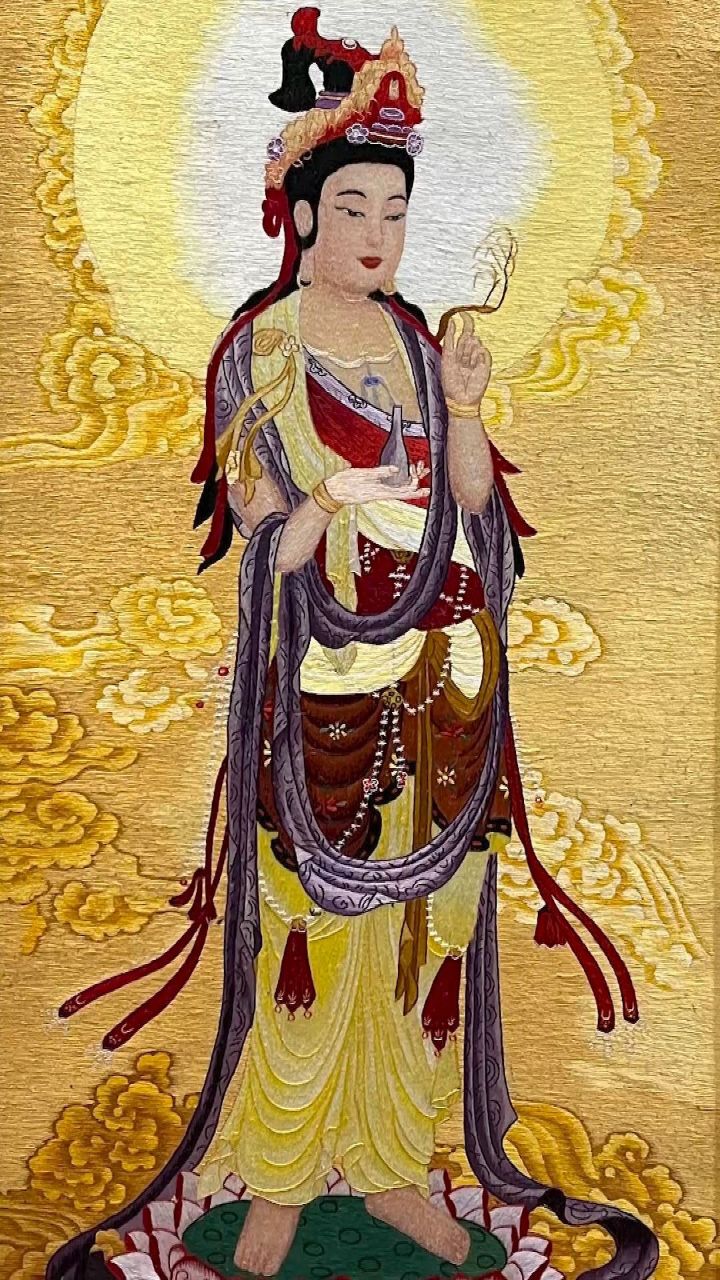 礼赞大势至菩萨,学业有成,工作顺心,前程似锦. #大势至菩萨