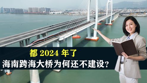 都2024年了，到海南的跨海大桥为何迟迟不安排上？背后有哪些原因？