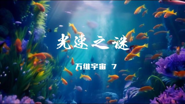 万维宇宙第7集光速之谜