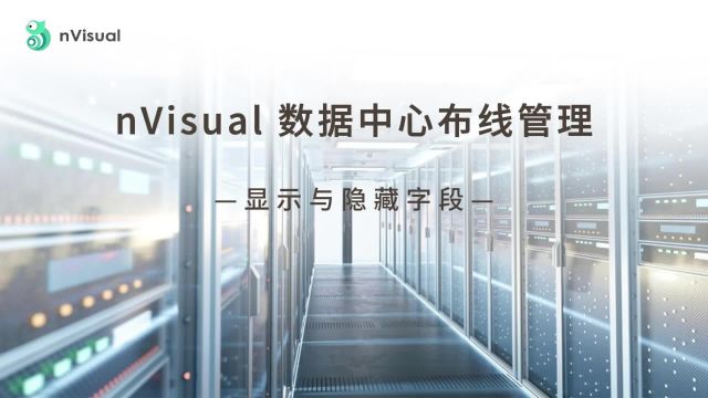 nVisual数据中心布线管理显示与隐藏字段