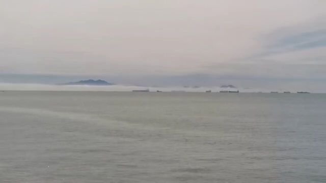 厉害了青岛惊现海市蜃楼青岛海市蜃楼青岛风景