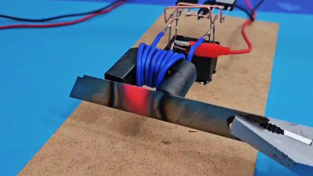 用10元成本,制作简易的电磁感应加热器,快速加热金属