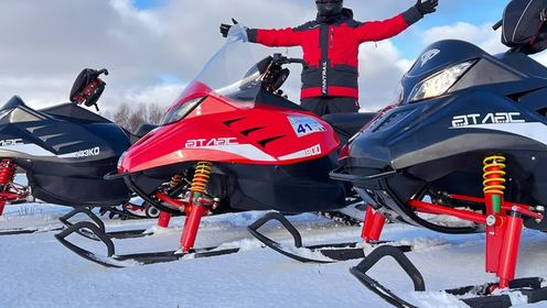 新的Tofalar Atlas雪地摩托500，800，Eco！汽油和电！