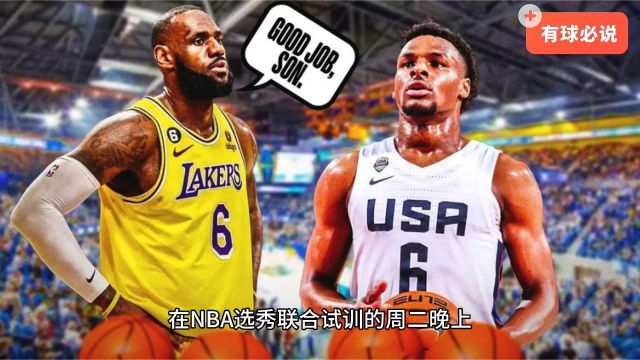 布朗尼重申他的目标只是进入NBA,而不是和父亲在一起打球