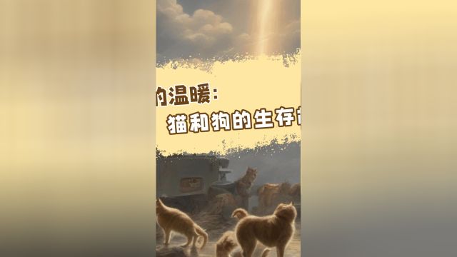 冬夜的温暖:猫和狗的生存故事 #喵星人