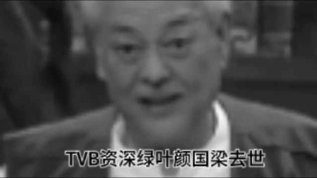 一路走好!72岁TVB资深绿叶演员颜国梁逝世,凭小角色演出大人生