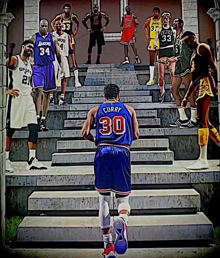 "库里已经进入nba历史前十的讨论当中了"#库里 #历史三分王 #nba75大