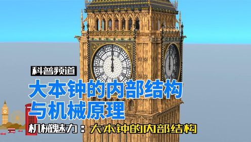清晰明了 大本钟的内部结构与机械原理#科普一下#涨知识#冷知识
