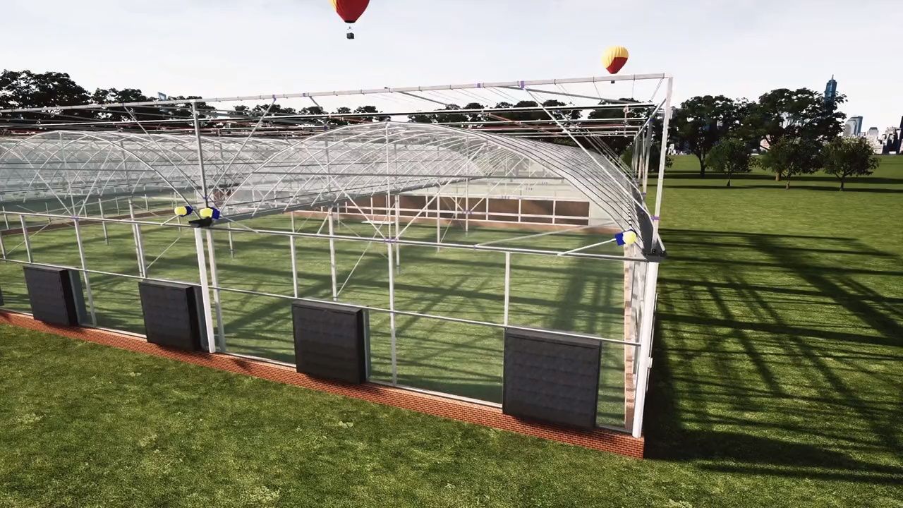 连栋大棚效果图展示