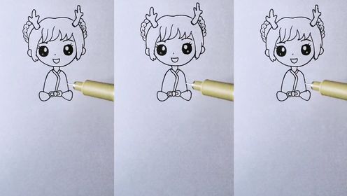 不同老师画的小龙女,来看看谁画的更好看