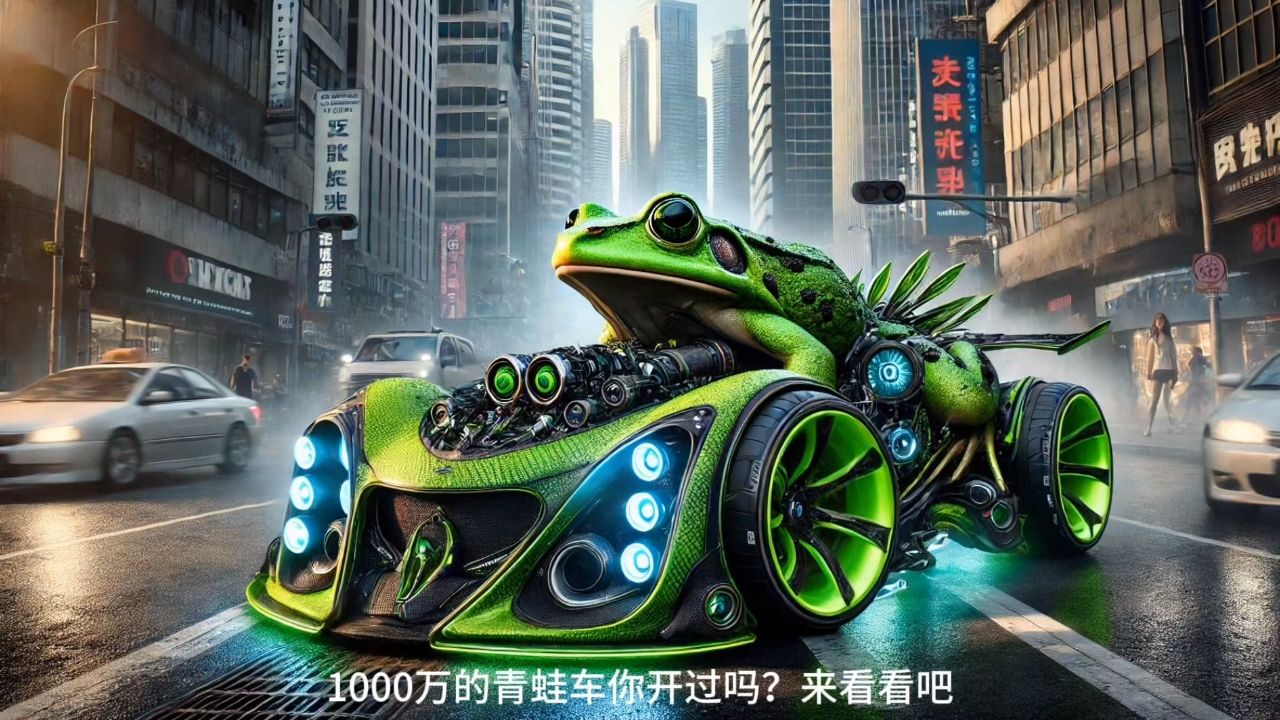 我的天啊,1000万的青蛙车你开过吗?