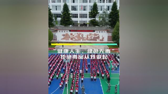 禁毒宣传进校园,青春人生不“毒”行(记者:普春梅冯栗唐瑾)