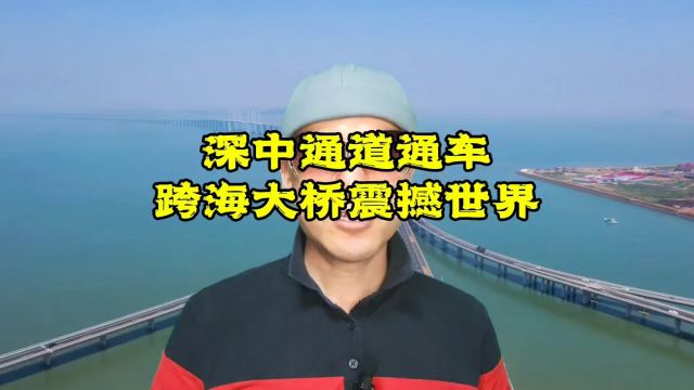 深中通道通车震撼世界