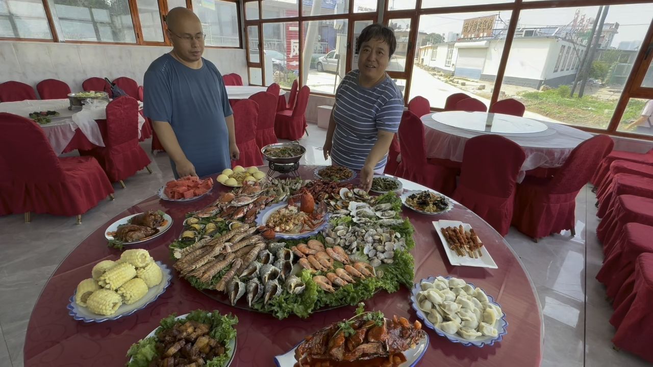 辽宁东戴河乡情农家院住宿三餐118家常菜,海鲜大咖套餐158每人!