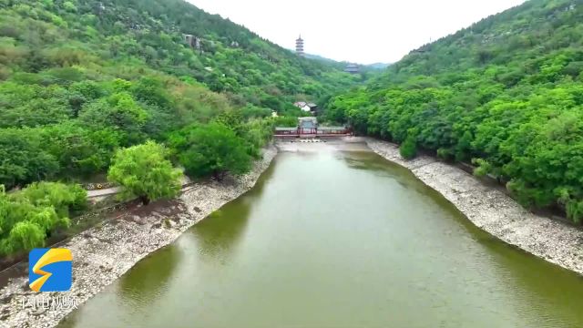 雨后枣庄冠世榴园 山色青葱流水淙淙美不胜收