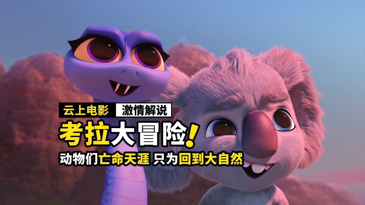 动物们为了回到大自然,竟然集体越狱,动画电影《考拉大冒险》