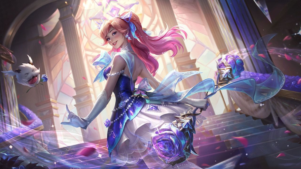 【英雄联盟手游】【手游首发皮肤】臻藏 水晶玫瑰 拉克丝