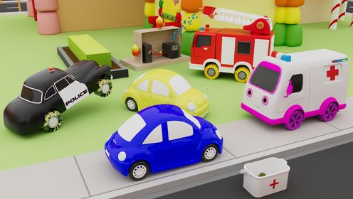 《汽车宝贝工程队合辑》第233集工程队化解汽车小镇停电危机