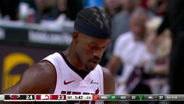 NBA常规赛：热火vs老鹰第1节中文解说回放