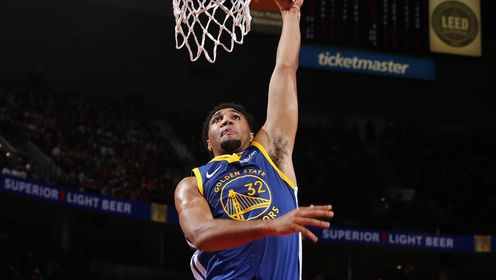 《NBA全场集锦》勇士vs开拓者五佳球 格兰特空中对抗上篮TJD连送飞天暴扣