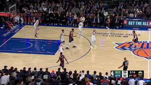 《NBA全场集锦》【回放】NBA常规赛：凯尔特人vs尼克斯第2节中文解说回放