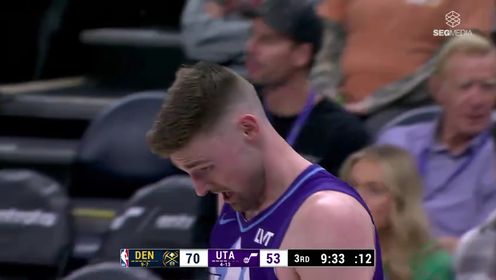 《NBA全场集锦》【回放】掘金vs爵士第3节英文原声回放