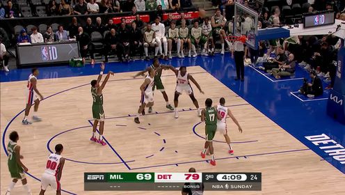 《NBA全场集锦》【回放】雄鹿vs活塞第3节中文解说回放