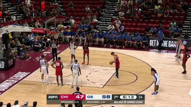 NBA夏季联赛：公牛vs勇士第3节中文解说回放