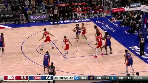 《NBA全场集锦》【回放】老鹰vs活塞第3节英文原声回放