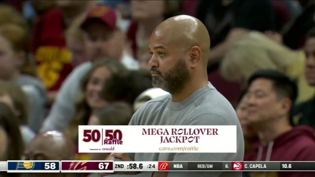 NBA常规赛：步行者vs骑士英文原声全场回放