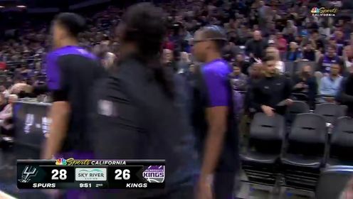 《NBA全场集锦》【回放】NBA常规赛：马刺vs国王第2节中文解说回放