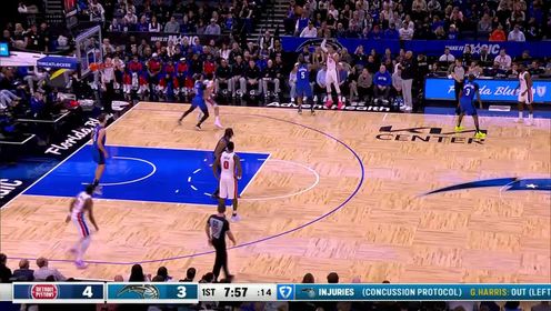 《NBA全场集锦》现场有些沉闷？杜伦卡特轮番轰炸篮筐点燃气氛
