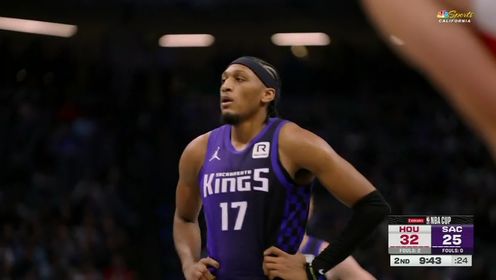 《NBA全场集锦》NBA杯小组赛：火箭vs国王第2节英文原声回放