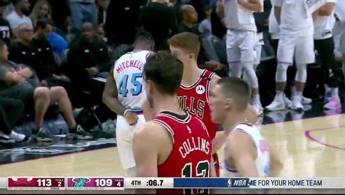 《迈阿密热火》NBA常规赛：公牛vs热火第4节中文解说回放