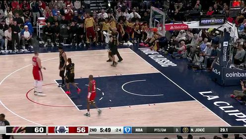 《洛杉矶快船》NBA常规赛：骑士vs快船英文原声全场回放