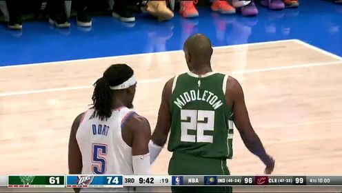 《NBA全场集锦》【回放】雄鹿vs雷霆第3节中文解说回放