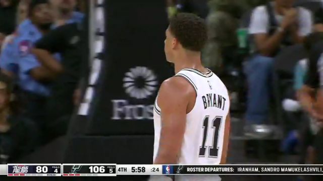 NBA季前赛：广州龙狮vs马刺英文原声全场回放