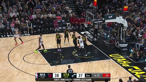 《NBA全场集锦》【纯享】热火vs爵士精华回放 阿德巴约希罗合砍53分难以带走胜利