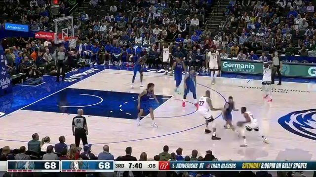 NBA常规赛：森林狼vs独行侠第3节英文原声回放