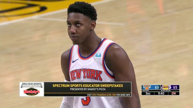 尼克斯vs湖人第3节中文解说回放